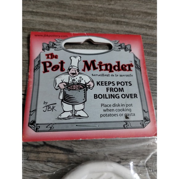 Ceramic Pot Watcher Chef Design Help Prevent Boil Over Boil Alert Pot Minder NEW - Picture 2 of 5